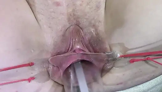 11 Uzağa Yayılmış Vajina Yakın Çekim, Lambayla 1000 Watt Seks