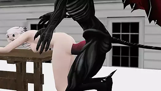 Büyük yarakla canavar sert sikiş