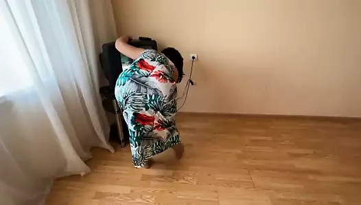 Ev yapımı oral seks ve anal içinde bir büyük ve olgun göt