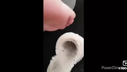 Terlik fetiş yeni krem ​​terlik dangle