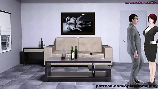 Willy D'nin maceraları: aldatan evli kadın kocası işe giderken arkadaşını sikiyor ep.72