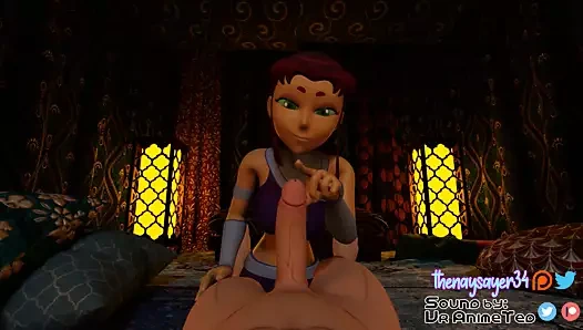 Starfire'ın oral seksi