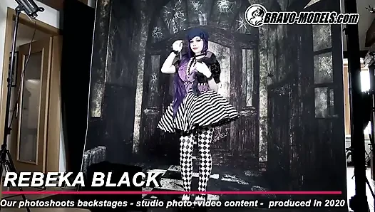 386-sahne arkası fotoğraf çekimi Rebeka Black - yetişkin