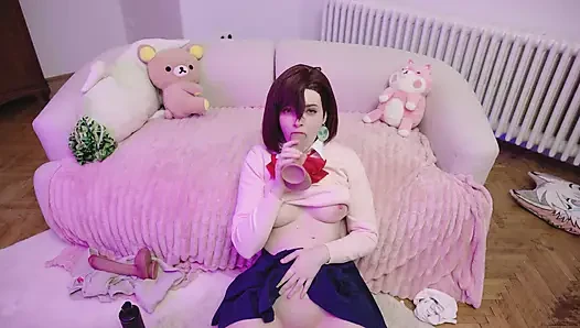 Dandadan Momo Ayase hayalet yarakla sikiliyor
