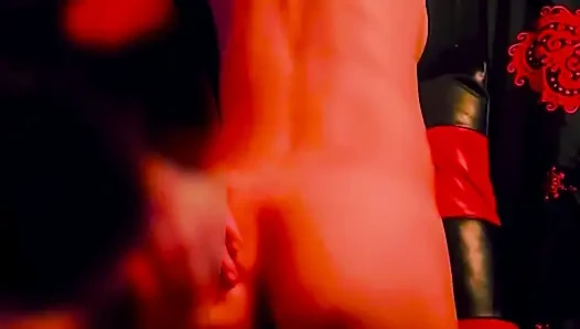 Kauçuk dildo ile vajinama akşam masajı