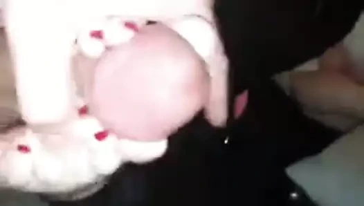 Teyze ilk footjob 2017