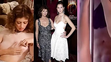 Susan sarandon &amp; eva amurri - büyük göğüsler yan yana