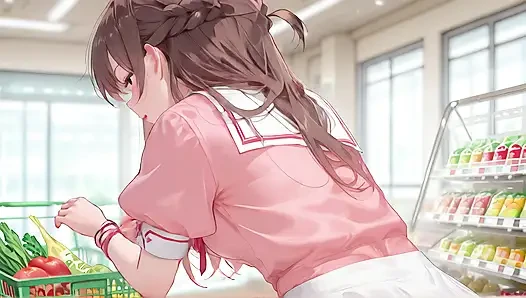 Chizuru Mizuhara Hentai Cosplay. Tembel alışveriş günü sekse dönüşüyor