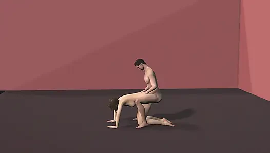 Domaltmalı kız ve oğlan biraz iyi vakit geçiriyor