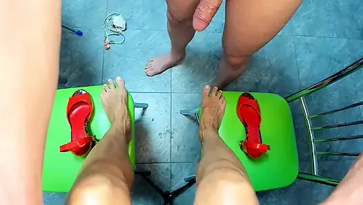 Super gilf mature cumshot blowjob compilation .