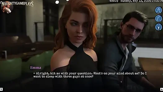 Ahlak Sınırları (bölüm 22) Roman Oyunları - Evli Kadın Başka Bir Adama Seksi Dans Ediyor