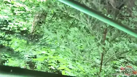 Kaltak dur - busty fahişe michala becerdin açık havada