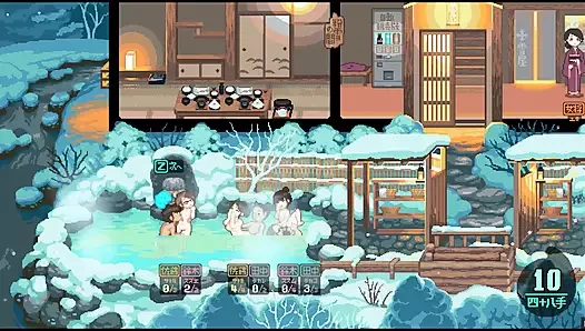 Yukiya kaplıca doğurganlık suları hentai oyunu ep.2 evli kadın onları hamile bırakmak için grup seks yapıyor!