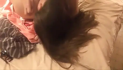 Sexy o2, t&a 592 - siyah ve kırmızı sırlı korseyle sikiliyor, çoraplı