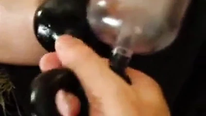 Anal gül goncası pompalama, colt rascal bağlantıları 5 boncuk, dallas