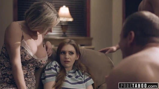 Saf tabu üvey anne-baba ve üvey kardeş hoşgeldin yeni kız kardeş