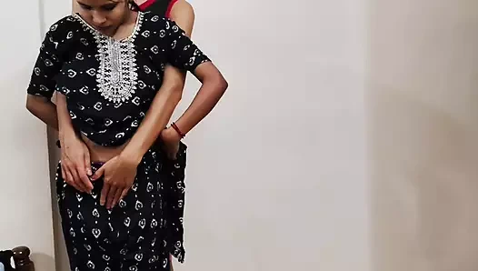 Hintli kız arkadaş sert seks videolarında