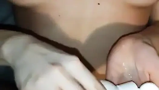 Kendim büyük memelere masaj yapıyor