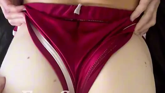Seksi şortlu minyon pawg Eva Summers ile bakış açısı