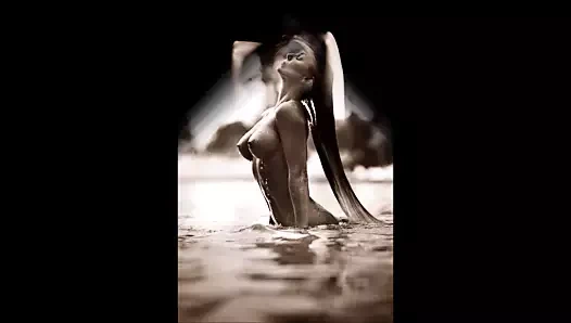 Retro monokrom 3431'de gizlice uyandırıldı