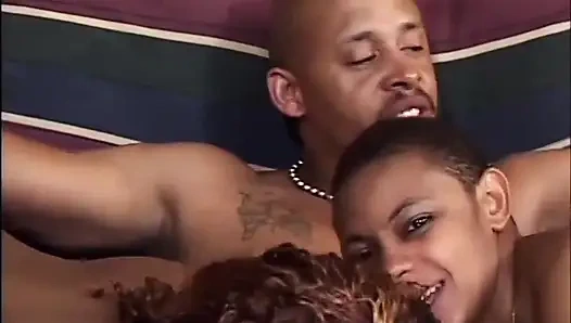 Seksi zenci kızlar üçlü grup seks büyük siyah yarak emiyor göt sikiyor amını parmaklıyor