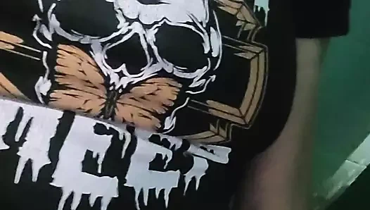 Yaramaz Amerikalı orta yaşlı seksi kadın halka açık oyun