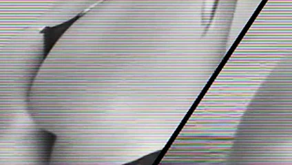 Siyah iç çamaşırı sıcak ve seksi kız