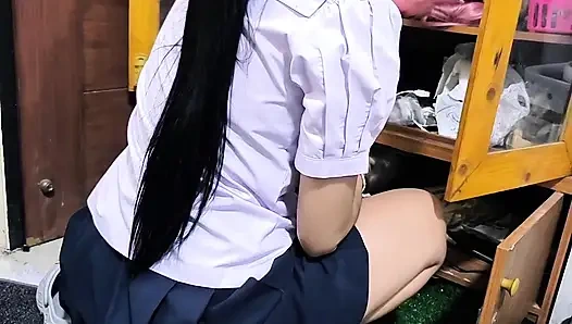 Bakış açısı Taylandlı öğrenci nong cherry (sahne arkası)