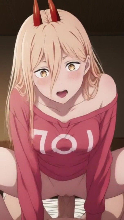 Chainsaw Man Ecchi Movie POWER anime hentai cartoon naruto boruto one piece big tits ass milf mature cowgirl hardcore… | Clip 3