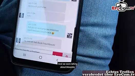 Alman 18 yaşındaki sıska genç kızla gerçek seks randevusu - EroCom randevusu