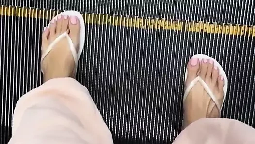 Asyalı Filipinli ayak spa günü