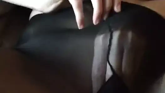 karıcık içinde değil onu mommys pantyhose