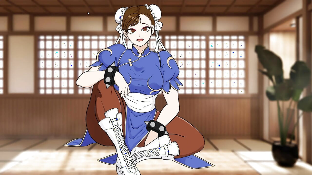 Cachipun with waifu - onu sikene kadar sokak dövüşçüsü chun-li ile taş, kağıt, makas oynuyor