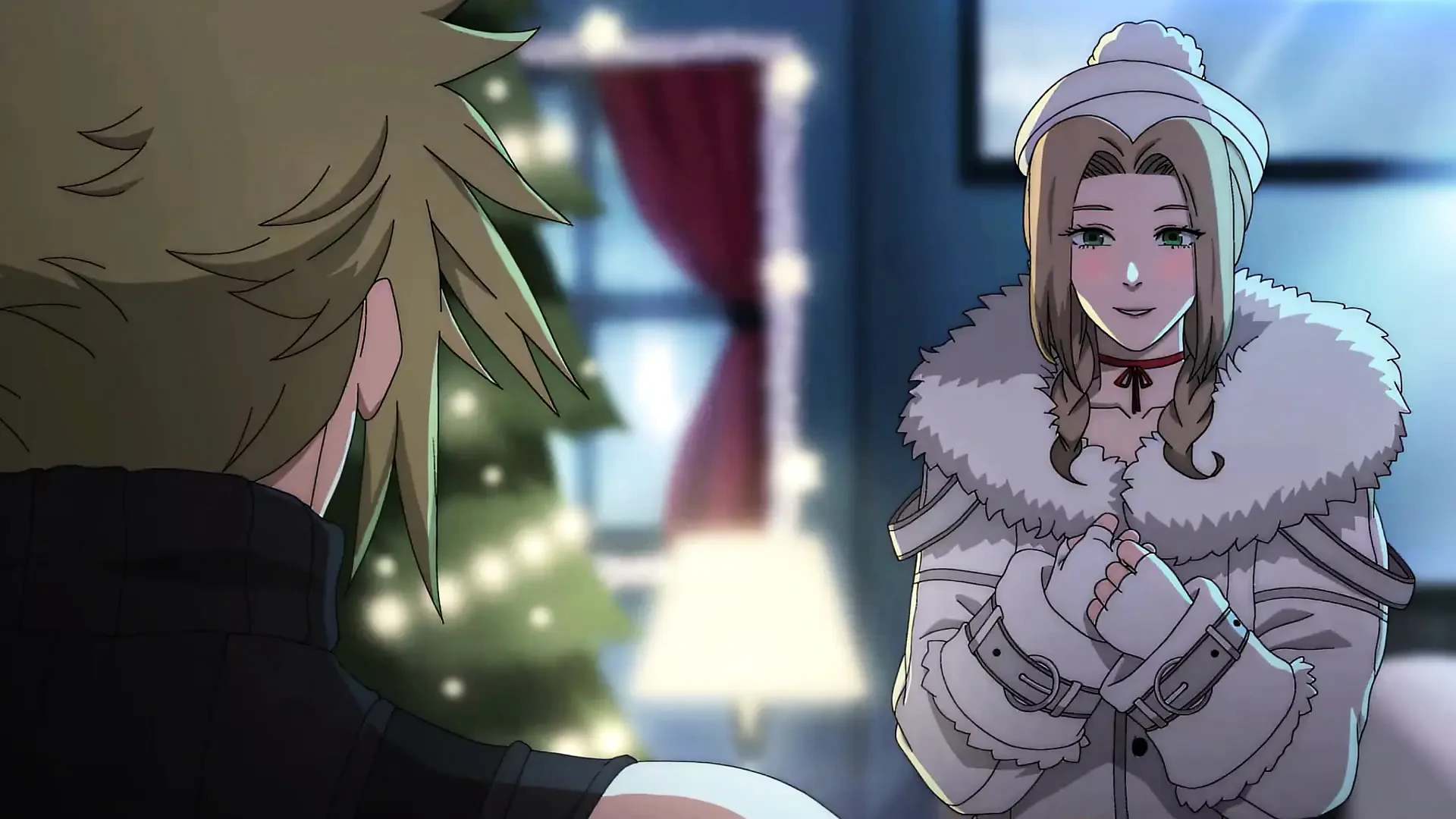 Seduction at Midnight: Aerith Decides Cloud Will Be Her New Year’s Reward (Cartoon Sex)