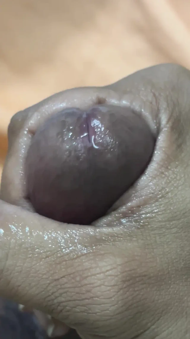 He tried hard to cum