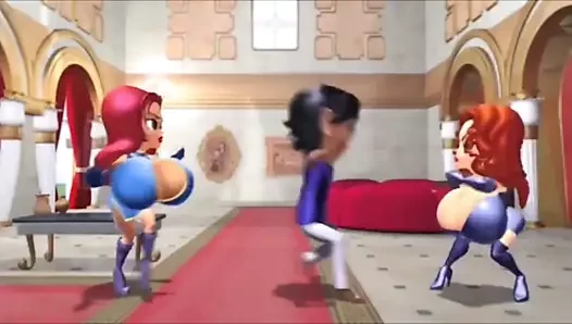 Tetonas pajeando (tremendas tetonas ecchi)