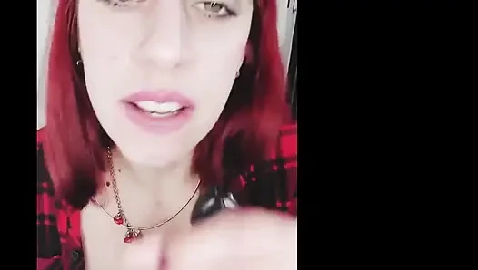 Shyyfxx underdanig hayranı beder hendes idol om en beskidt slimet pik, der suger joi