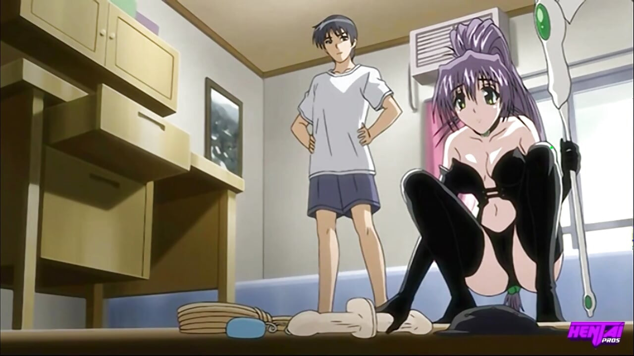 Hentai artıları - Hitomi'nin kıskançlığı çifte doldurulup Akitoshi ve Mina tarafından döllenmeyle zevke dönüşüyor