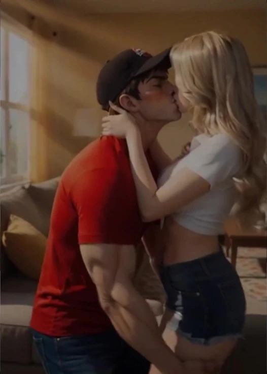 Hot Pizza: Naughty Woman Orders Delivery and Ends Up Riding the Pizza Delivery Guy!