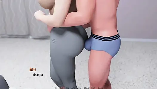 Japanese Big Ass Stepmom Massages Stepson Turn His Cock Hard