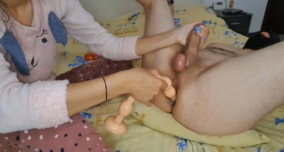 Badkittyb 50 cm canavar dildo köle götüne sokuyor, döl engelleme, aşırı oyuncak, anal yıkım