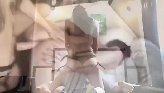 kız arkadaşı ile strapon eğlenceli