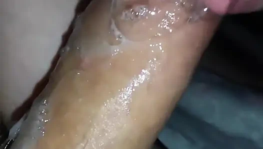 Bakış açısı sakso gırtlağına kadar alıyor ve yüzünü sikiyor