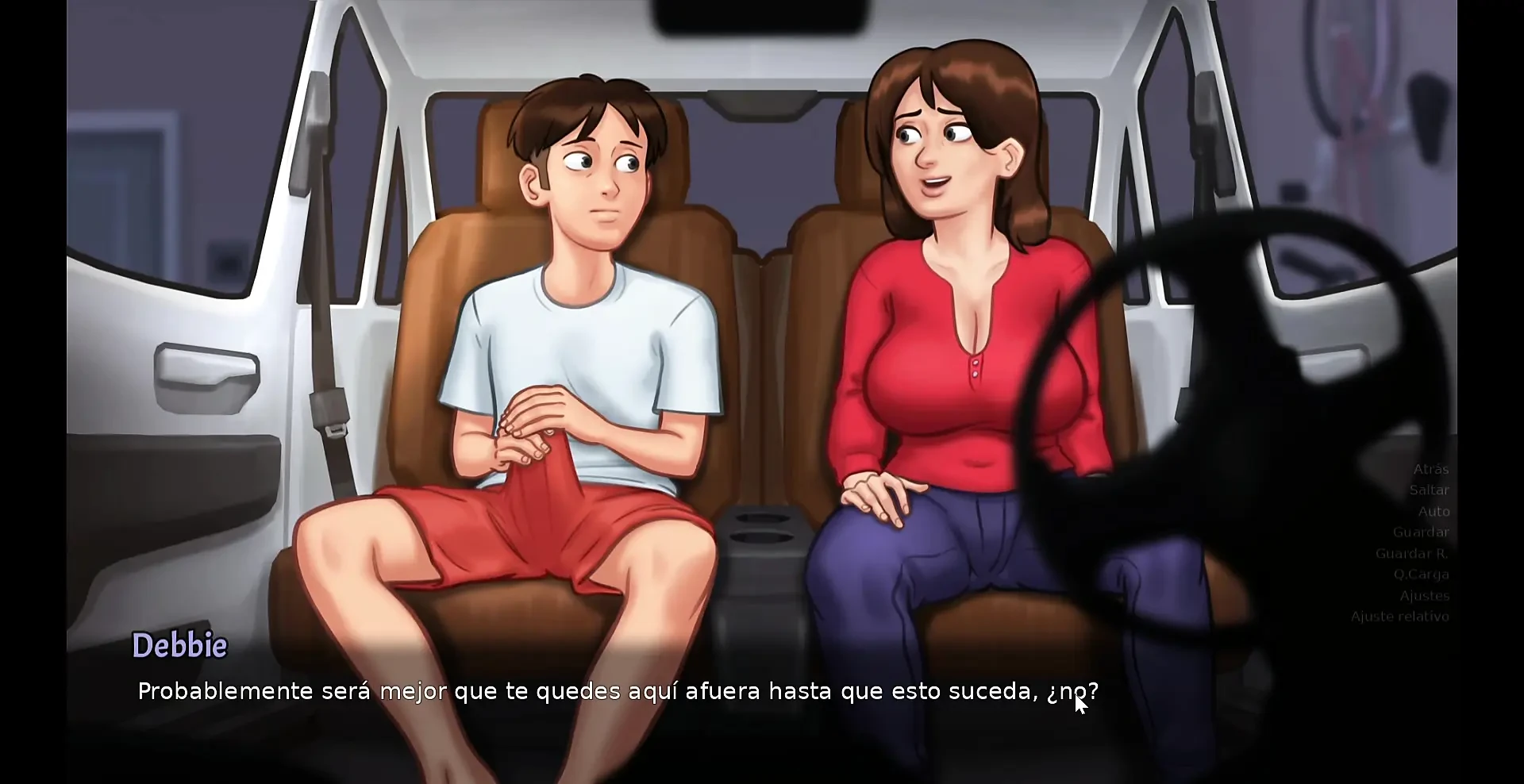 Hot Kisses In The Car With My Stepmom Alone – Summer Time Saga