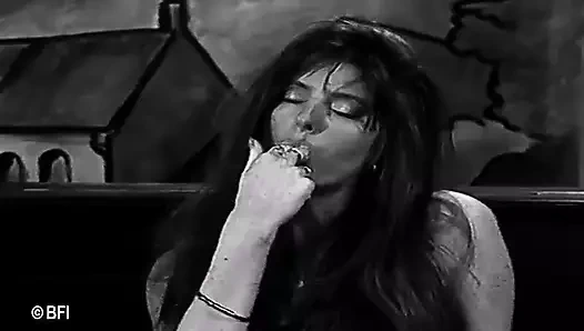 Retro lavman siyah ve beyaz.