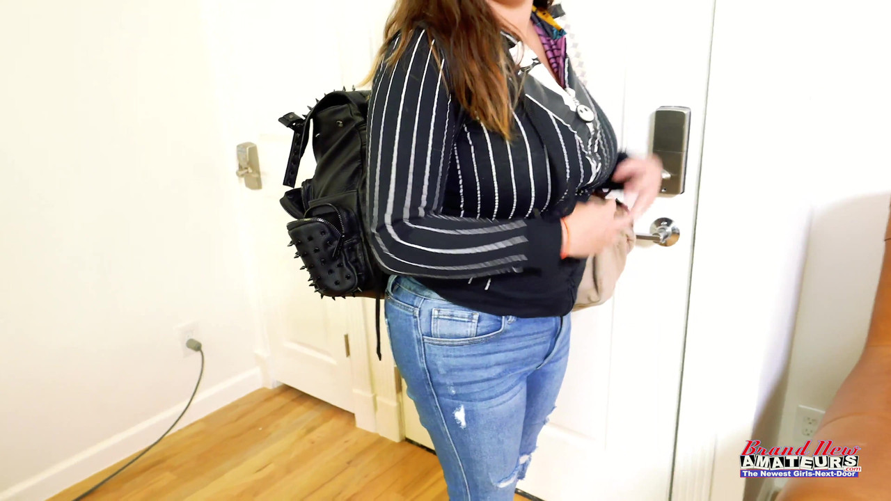 Horny Brunette Celeste Sucks A Cock To Get Her Pussy Deeply Fucked!