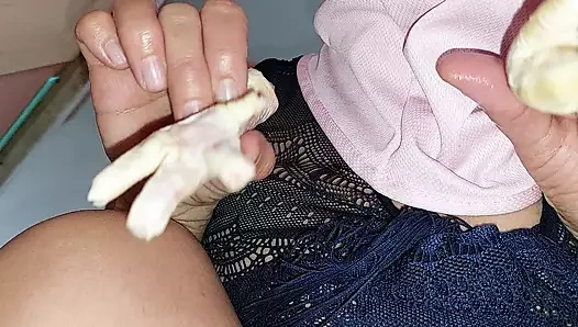 Sexy milf, hairy pussy, big ass, vacuum cleaner.