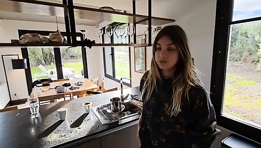 Stepsister Devoured: Deep Blowjob and Full Facial with Stepbrother