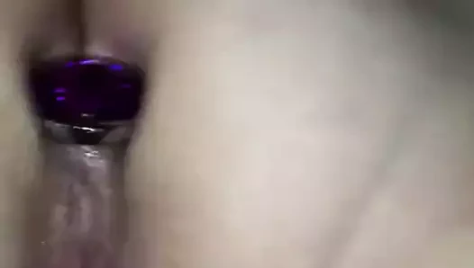 Kıçımda prenses plug ile benim kedi lanet