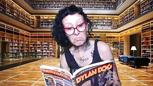 Bayan vagon vegan fetişi - yeşil ekranı deneyin